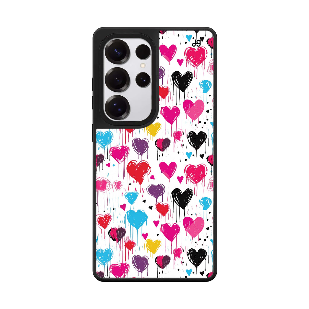 Drip Embrace Samsung Galaxy S25 S24 S23 Ultra mirror case, front view