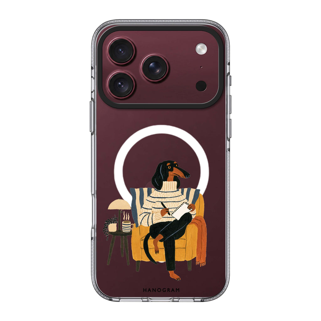 The Dachshund's Journal iPhone 18 Pro Max Ultra Clear Case - Image 1