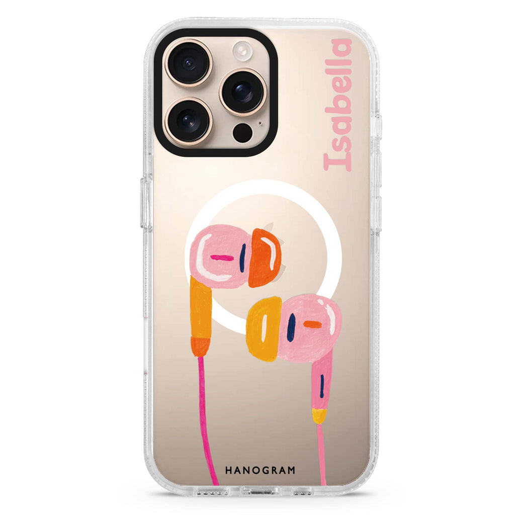 Pastel Beats MagSafe Compatible Ultra Clear Case