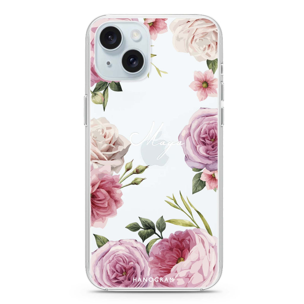 Beautiful Pretty Floral iPhone Ultra Clear Case