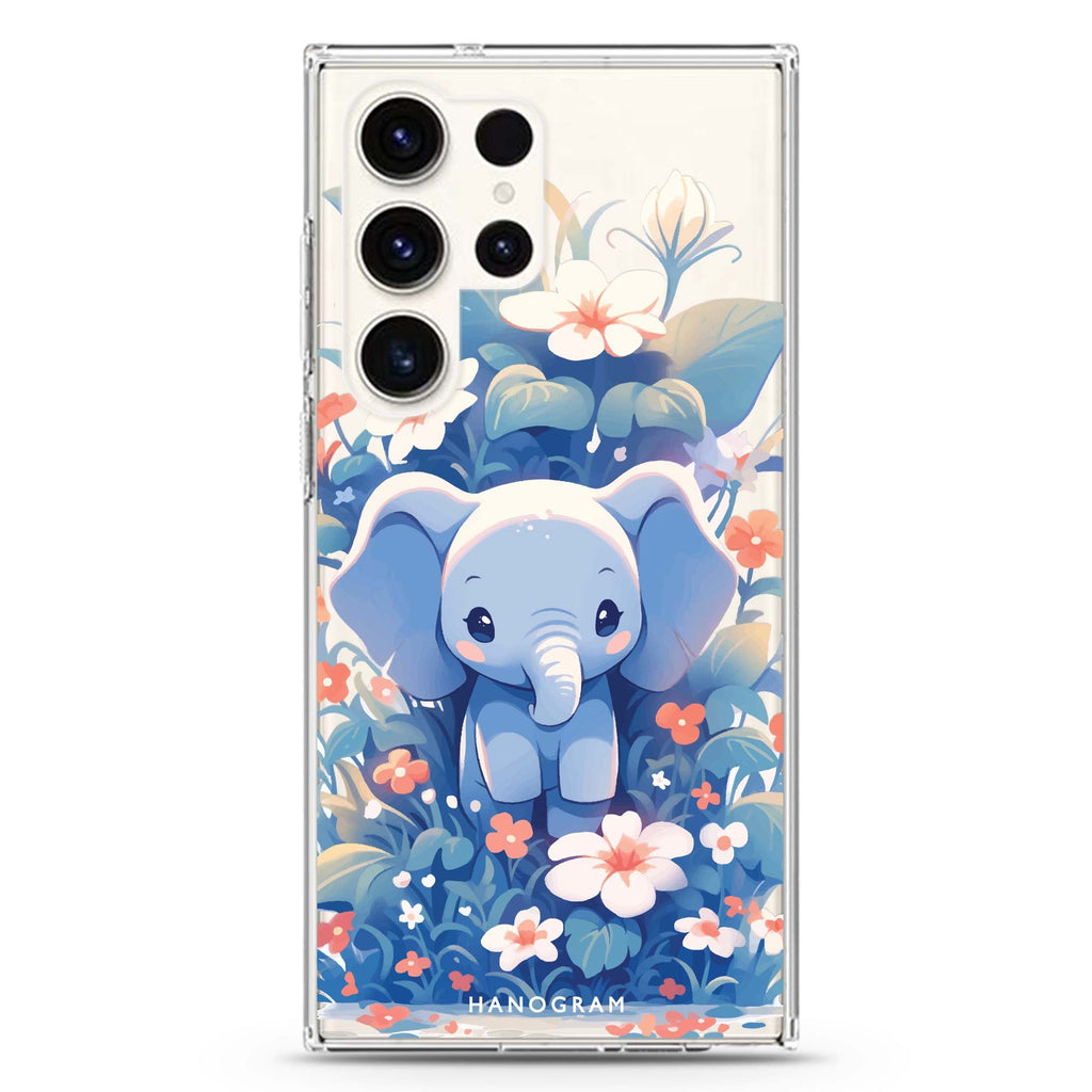 Elephant’s Oasis Samsung Galaxy S26/S25/S24/S23/S22 Ultra ultra clear case, transparent design, main view
