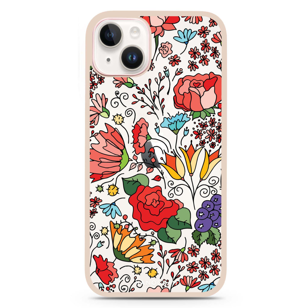 Petal Poetry iPhone 15 Impact Guard Bumper Case