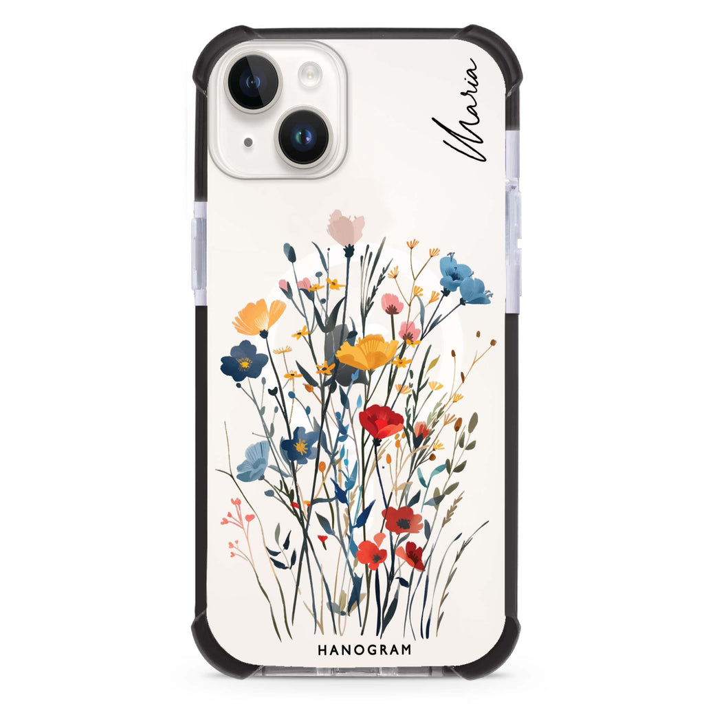 Garden Grace iPhone 15 Plus MagSafe Compatible Ultra Shockproof Case