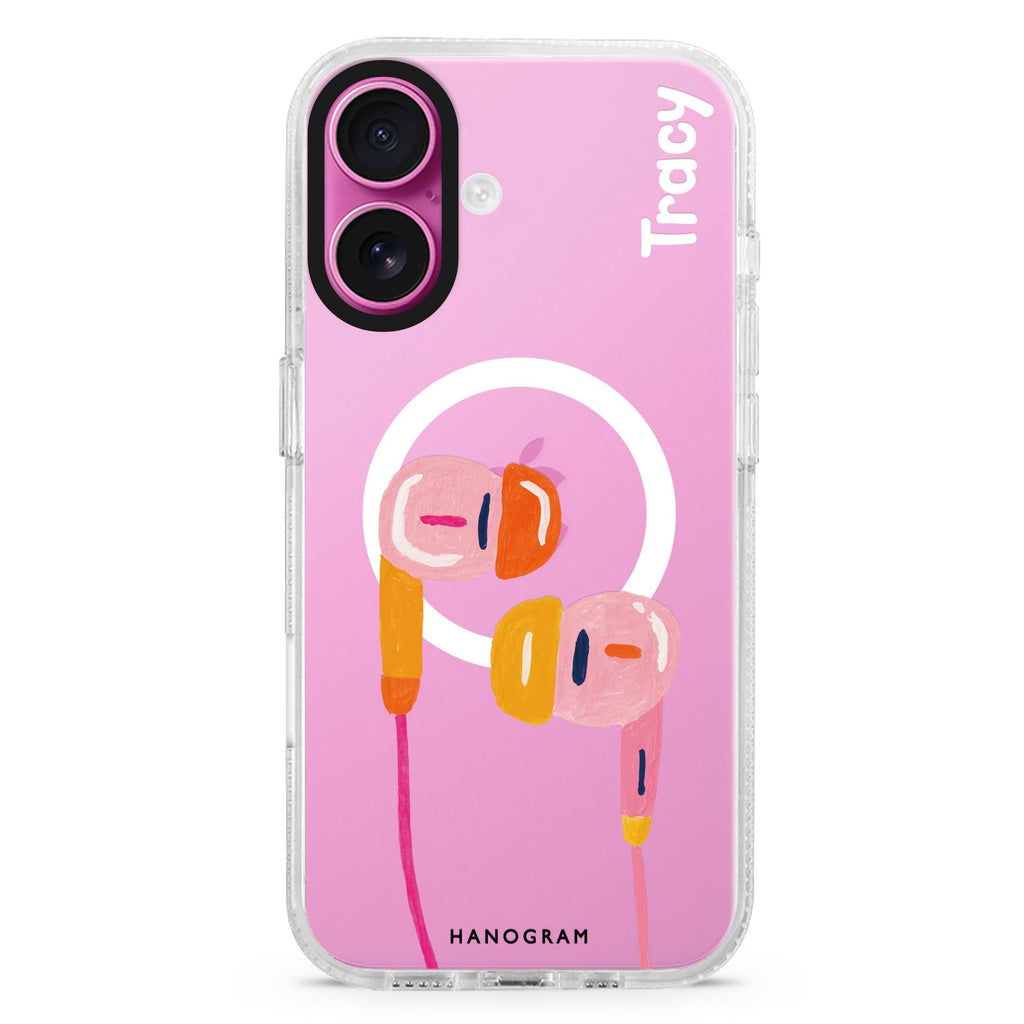Pastel Beats MagSafe Compatible Ultra Clear Case