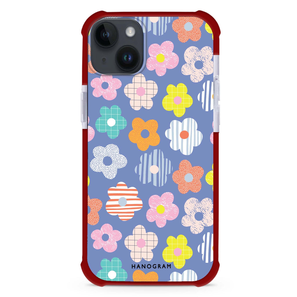Floral Pattern iPhone 15 Plus Ultra Shockproof Case
