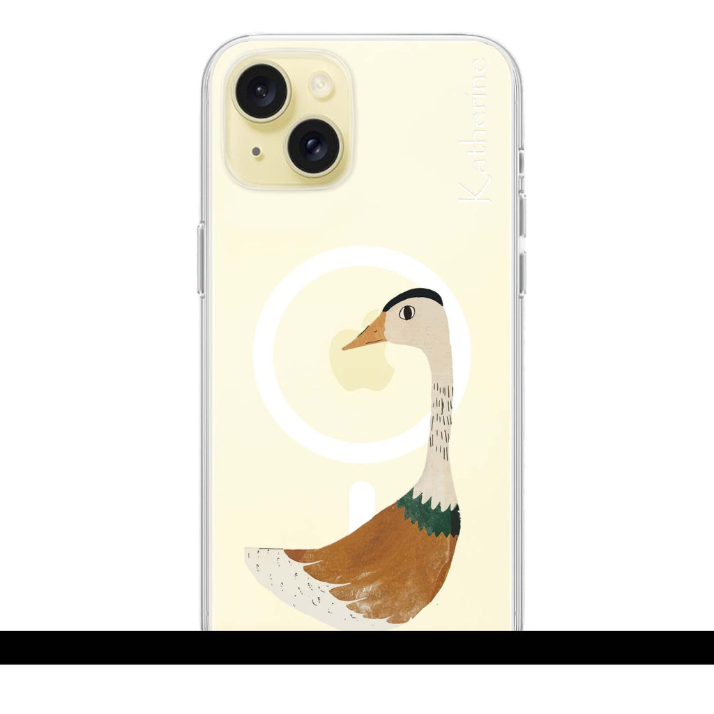 Meadow Honk iPhone 15 Plus MagSafe Compatible Ultra Clear Case