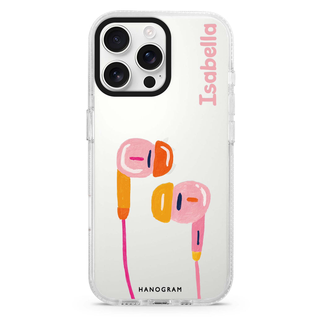 Pastel Beats iPhone Ultra Clear Case