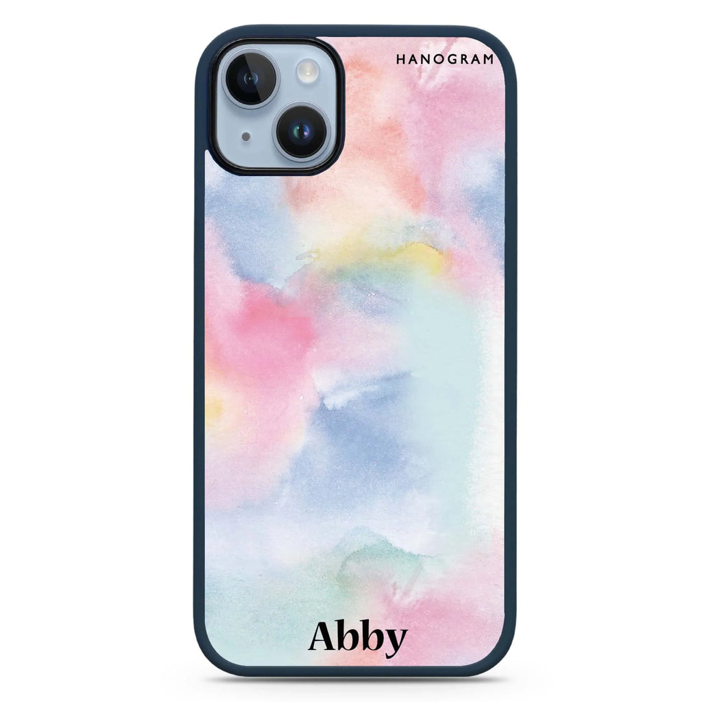 Magic Watercolour iPhone 15 Impact Guard Bumper Case