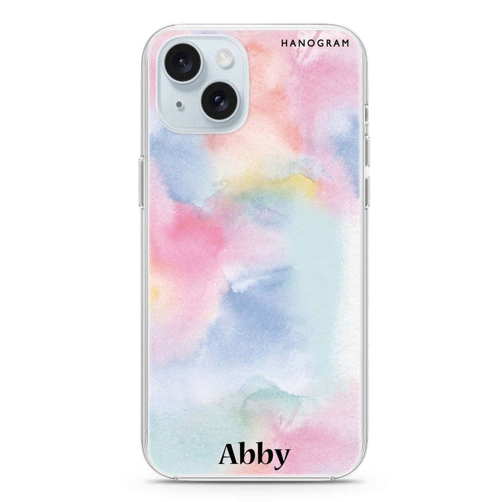 Magic Watercolour iPhone 15 plus Ultra Clear Case