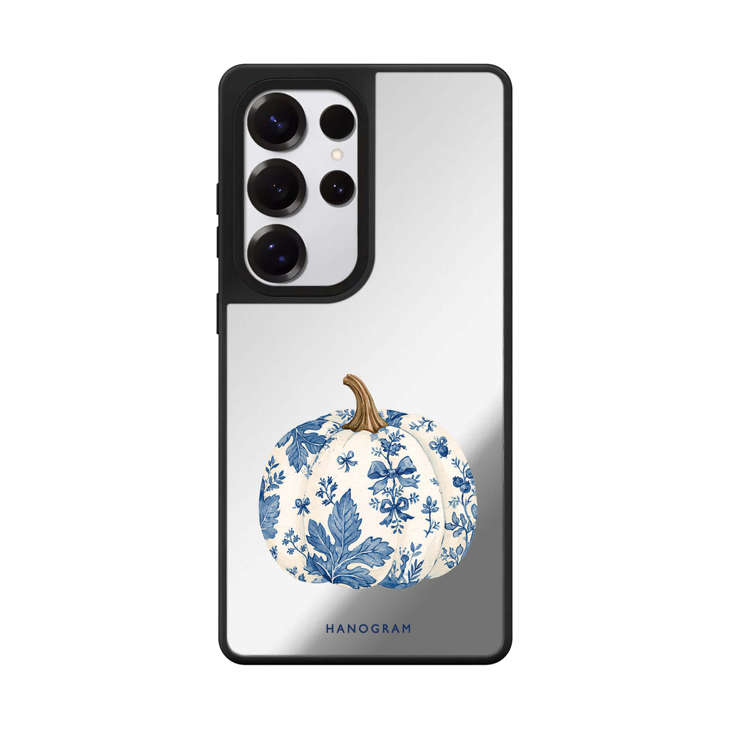 Blue China Pumpkin Samsung Galaxy Mirror Case - image 1