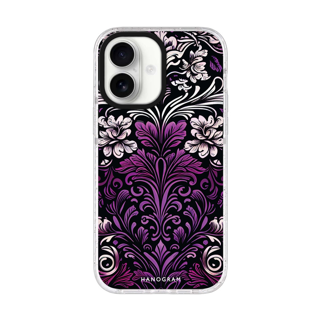 Floral Style 5 iPhone 17 ultra clear MagSafe case, front product view