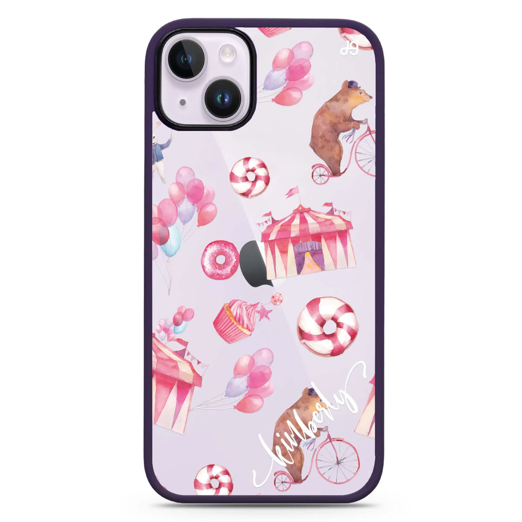 Red Circus iPhone 15 Impact Guard Bumper Case