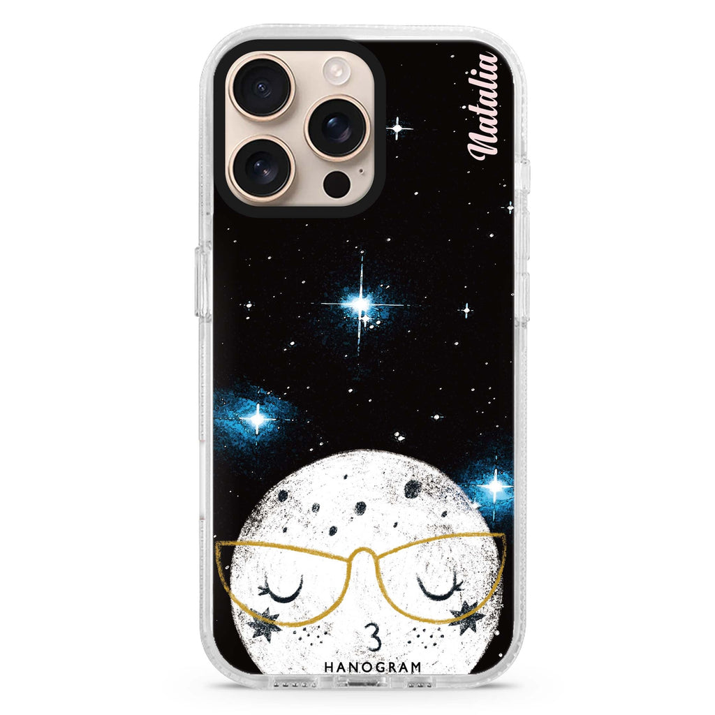 Glasses Moon iPhone 16 Pro & 16 Pro Max Case - Personalized and Stylish Protection