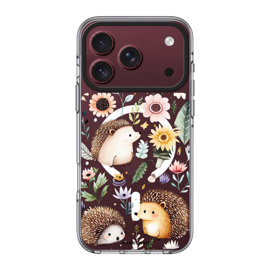 Hedgehog & Floral Ultra Clear Case