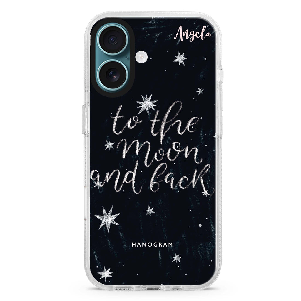 To the moon and back MagSafe Compatible iPhone 16 Ultra Clear Case - Personalized and Stylish Protection