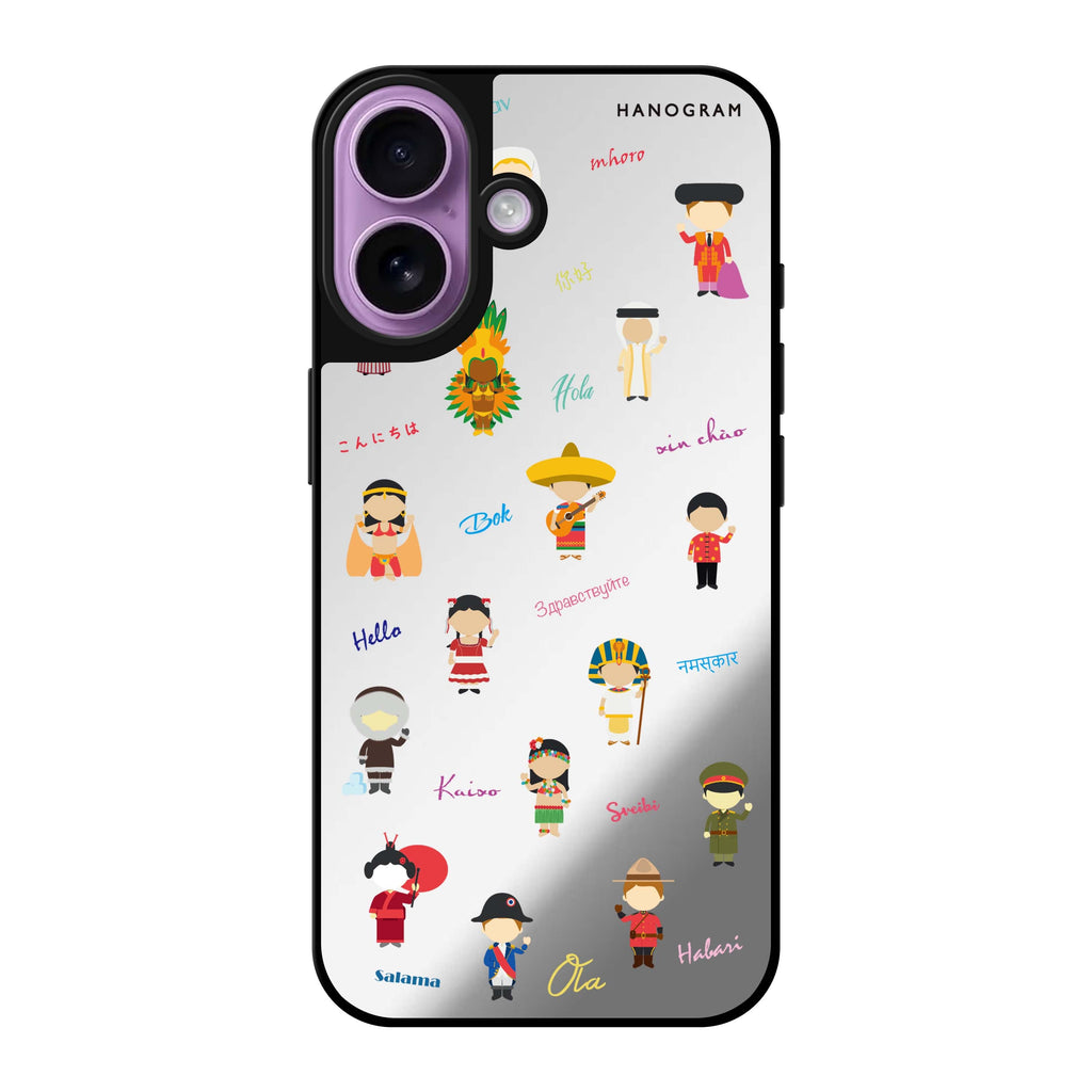 Reflective iPhone 16 Mirror Case –Culture People Design