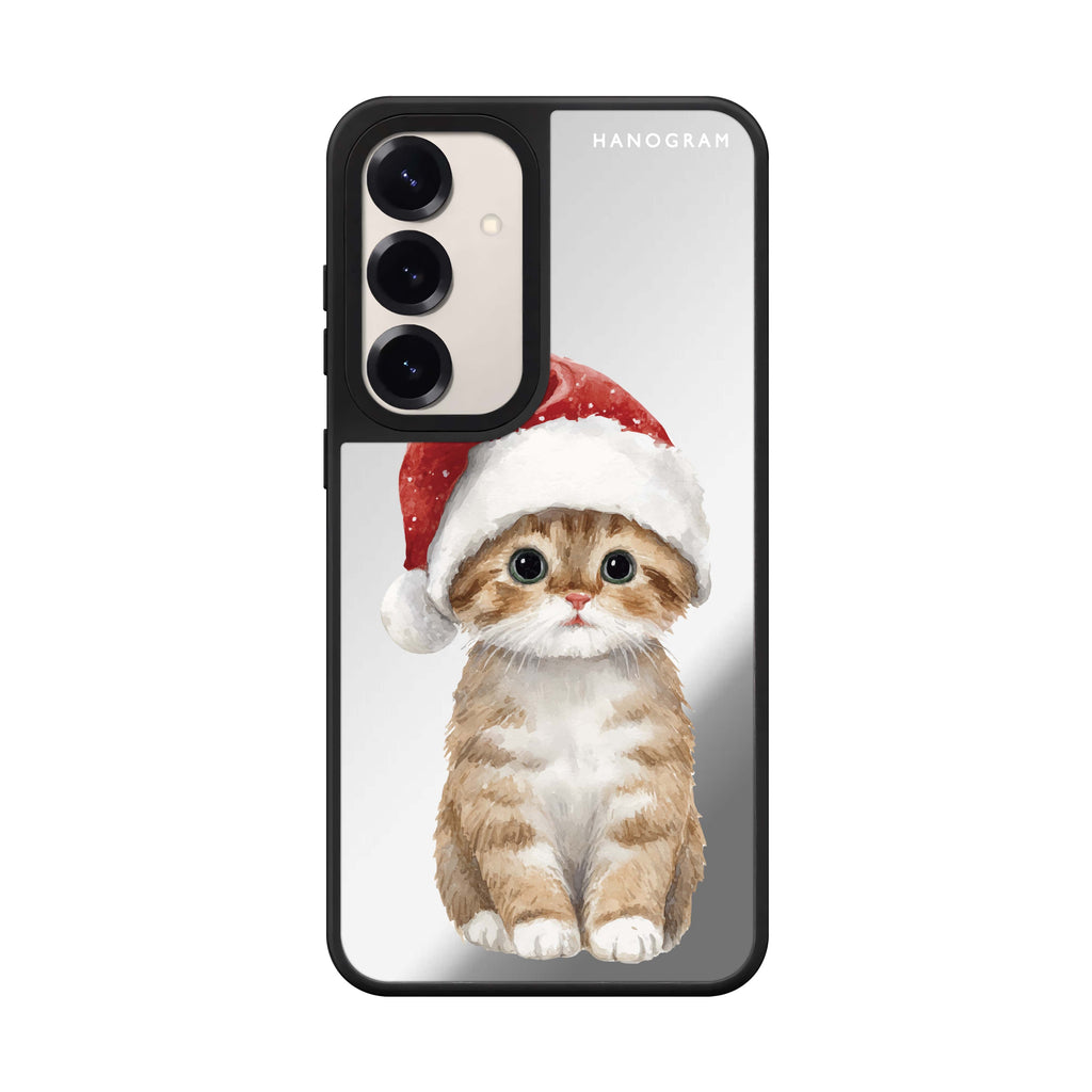 Santa Kitty Mirror Case
