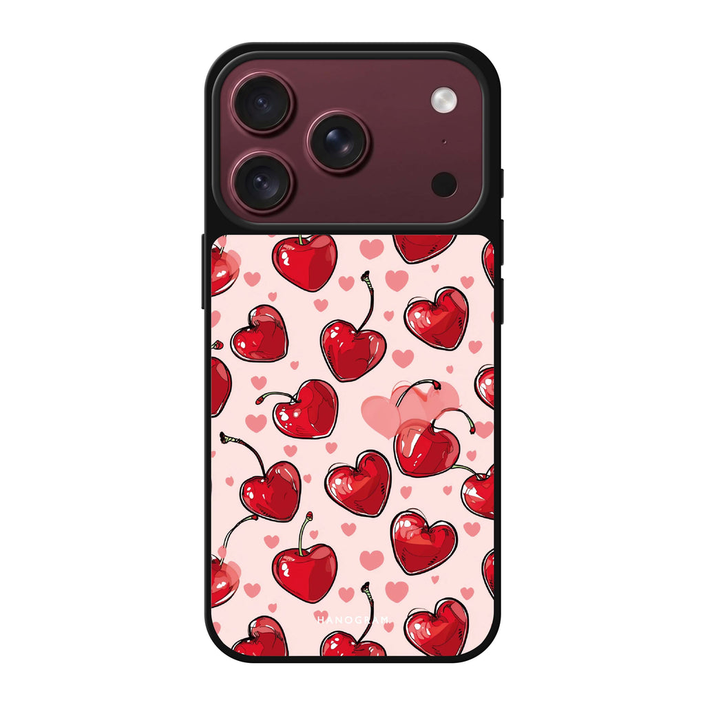 Cherry Amore cherry fruit iPhone 18 Pro Max mirror case