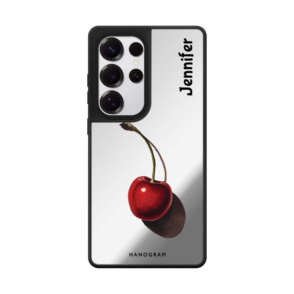 Custom Ruby Rhapsody Samsung Galaxy S25 S24 S23 Ultra mirror case, front view