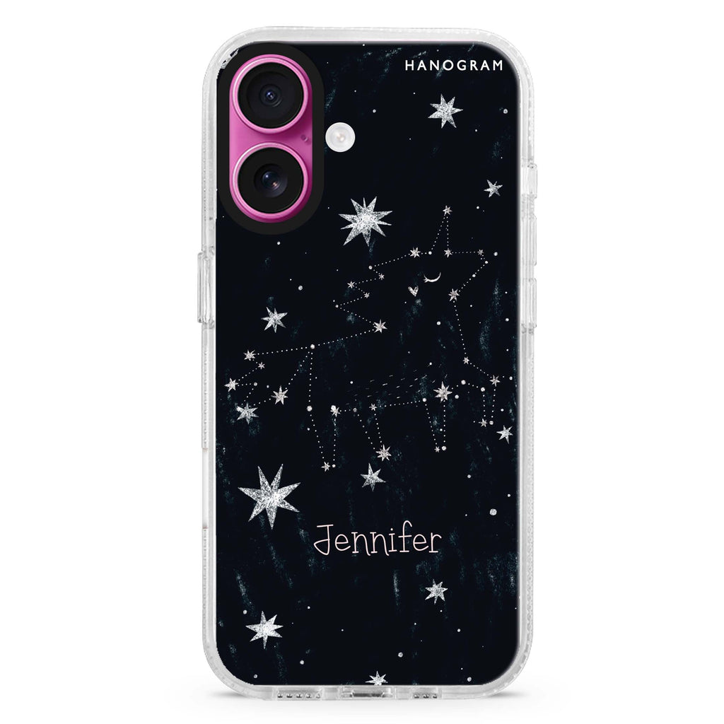 Unicorn Night MagSafe Compatible iPhone 16 Ultra Clear Case - Personalized and Stylish Protection