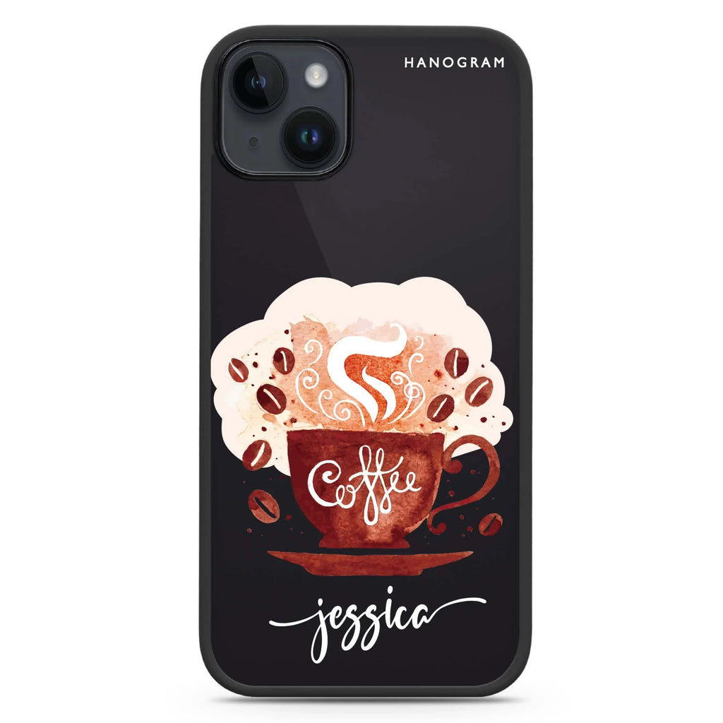 Fragrant coffee iPhone 15 Impact Guard Bumper Case