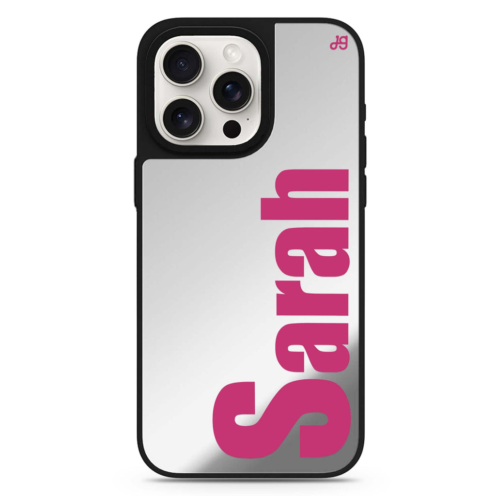 Phenomenal personalized name MagSafe mirror case for iPhone 16/15/14 Pro Max and Pro, main view