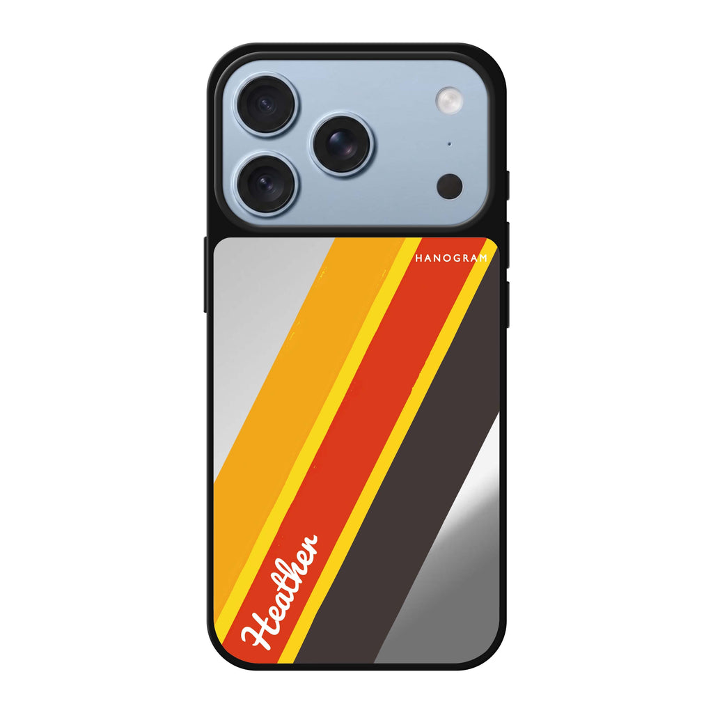 Timeless Twist personalized name abstract iPhone 18 Pro Max mirror case