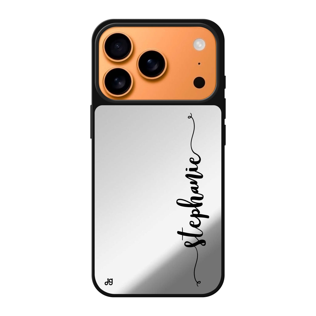 Glamorous personalized name fashion iPhone 17 Pro Max mirror case