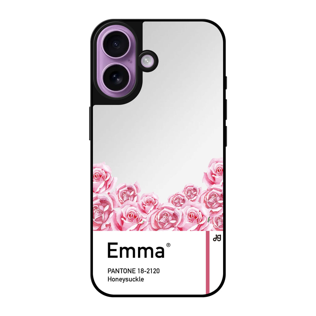 Reflective iPhone 16 Mirror Case –#18-2120 Honeysuckle I Design