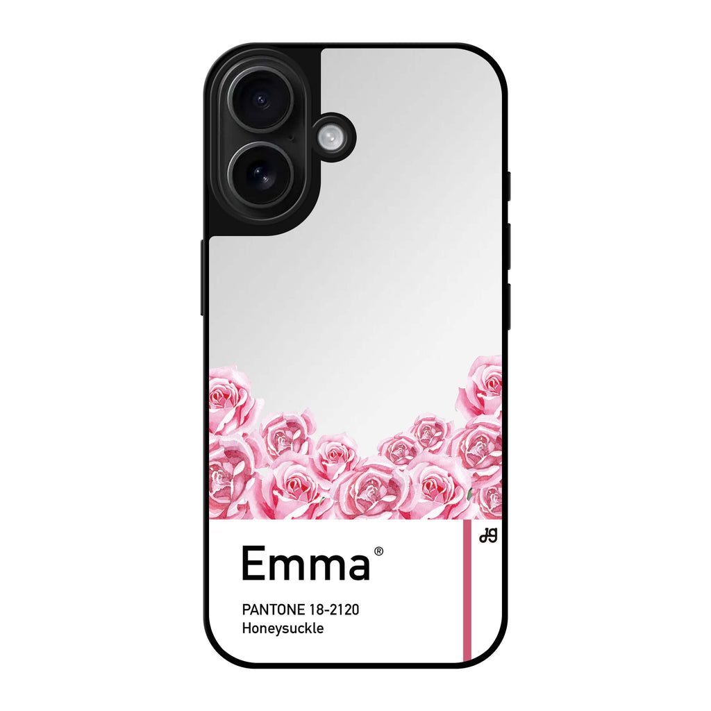 Reflective iPhone 16 Mirror Case –#18-2120 Honeysuckle I Design