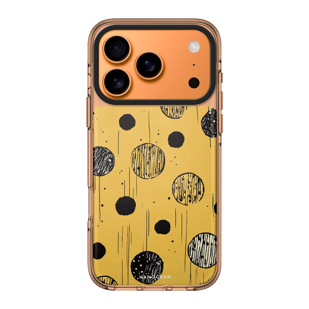 Giggle Spots pattern playful iPhone 17 Pro Max ultra clear case