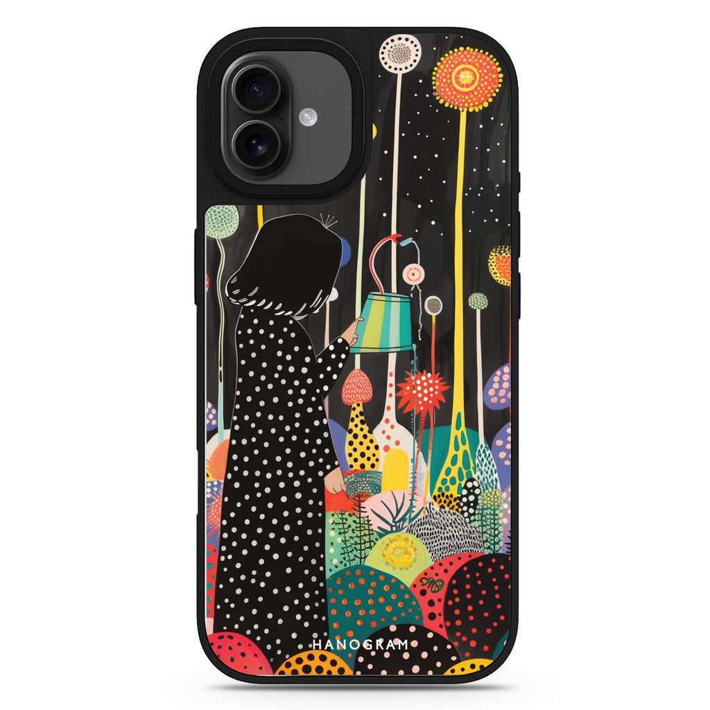 Flora Caretaker iPhone 17 mirror case