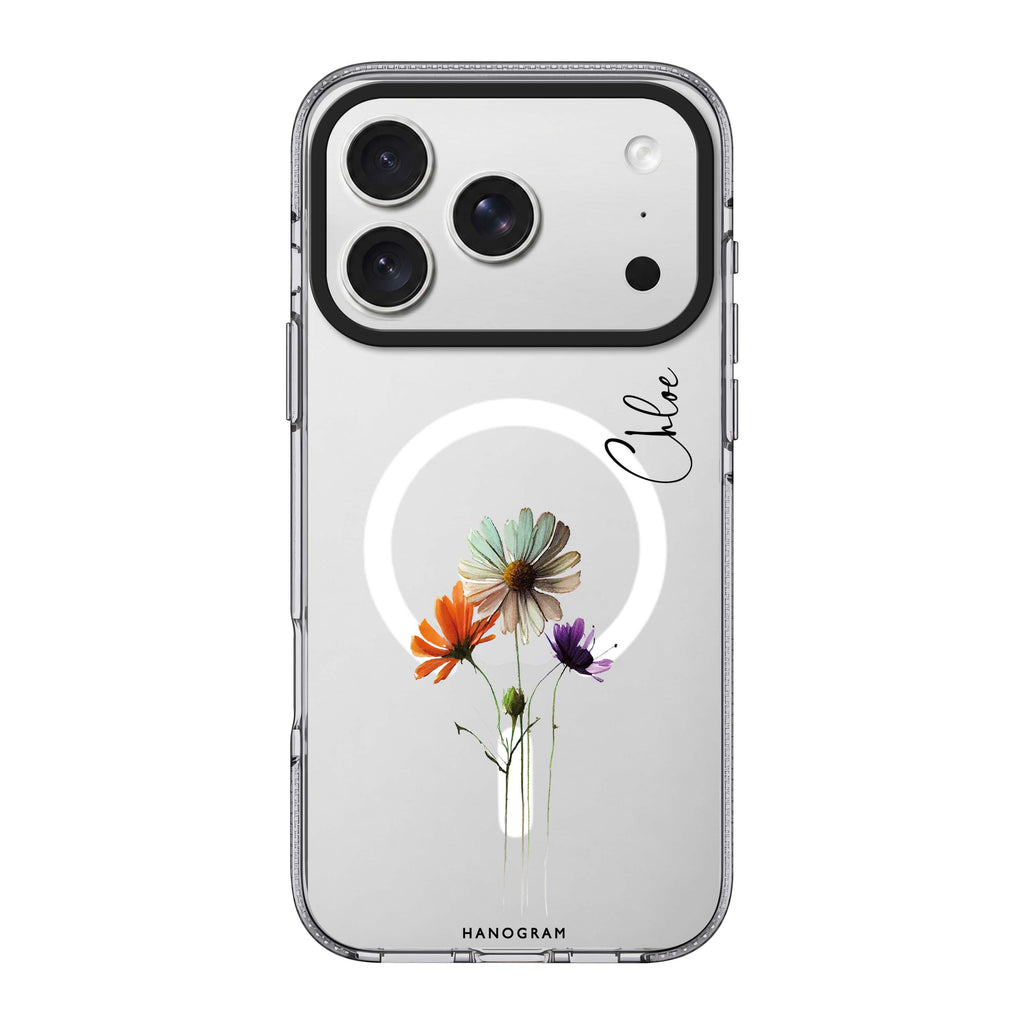 A watercolour floral Ultra Clear Case