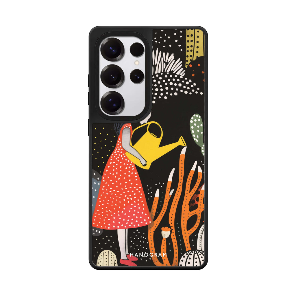Garden Grace Samsung Galaxy S25 S24 S23 Ultra mirror case, front view