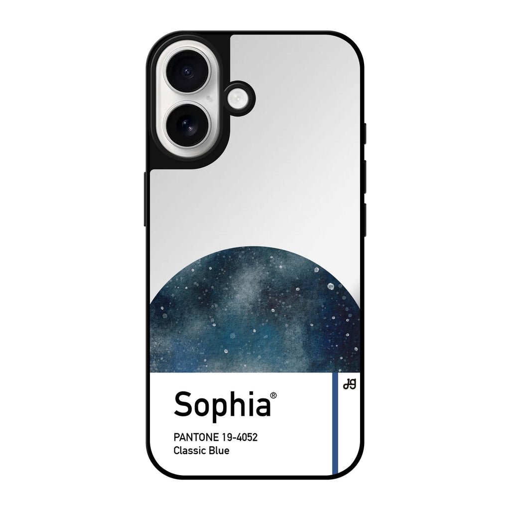 Reflective iPhone 16 Mirror Case –#19-4052 Classic Blue I Design