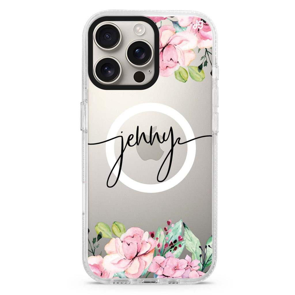 Artisan Strokes MagSafe Compatible iPhone 16 Pro Ultra Clear Case - Personalized and Stylish Protection
