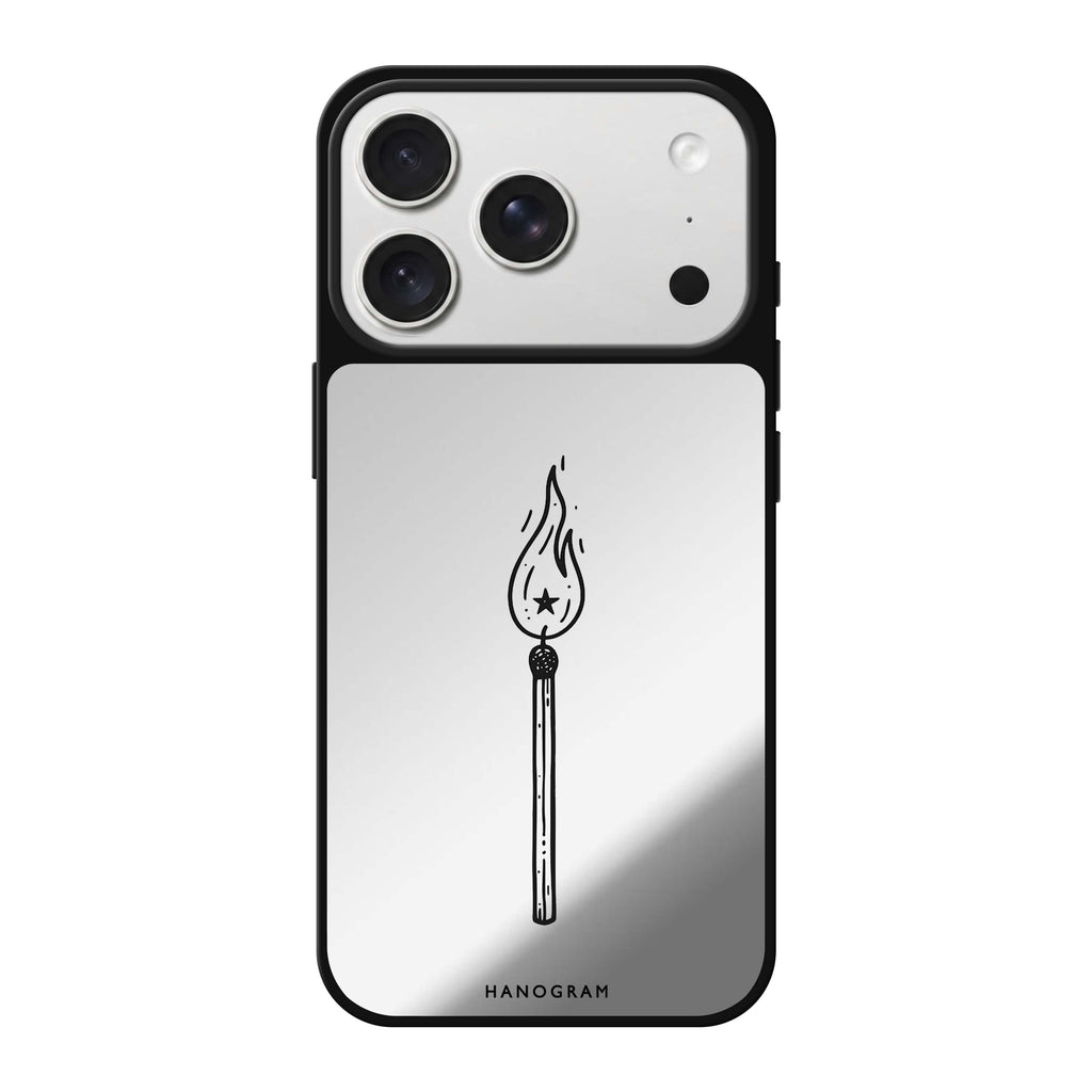 A Match Full of Stars iPhone 18 Pro Max Mirror Case - design view 1