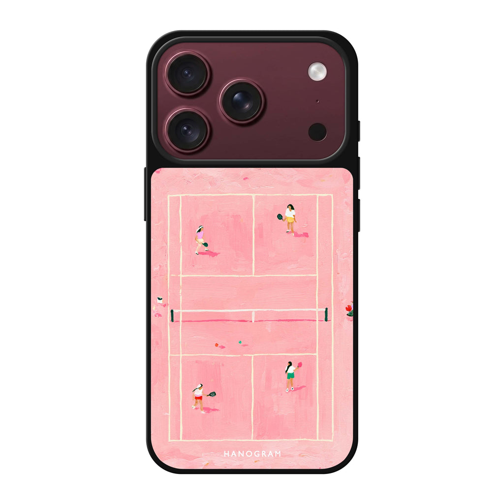 Rally in Rose Pink iPhone 18 Pro Max Mirror Case - design view 1