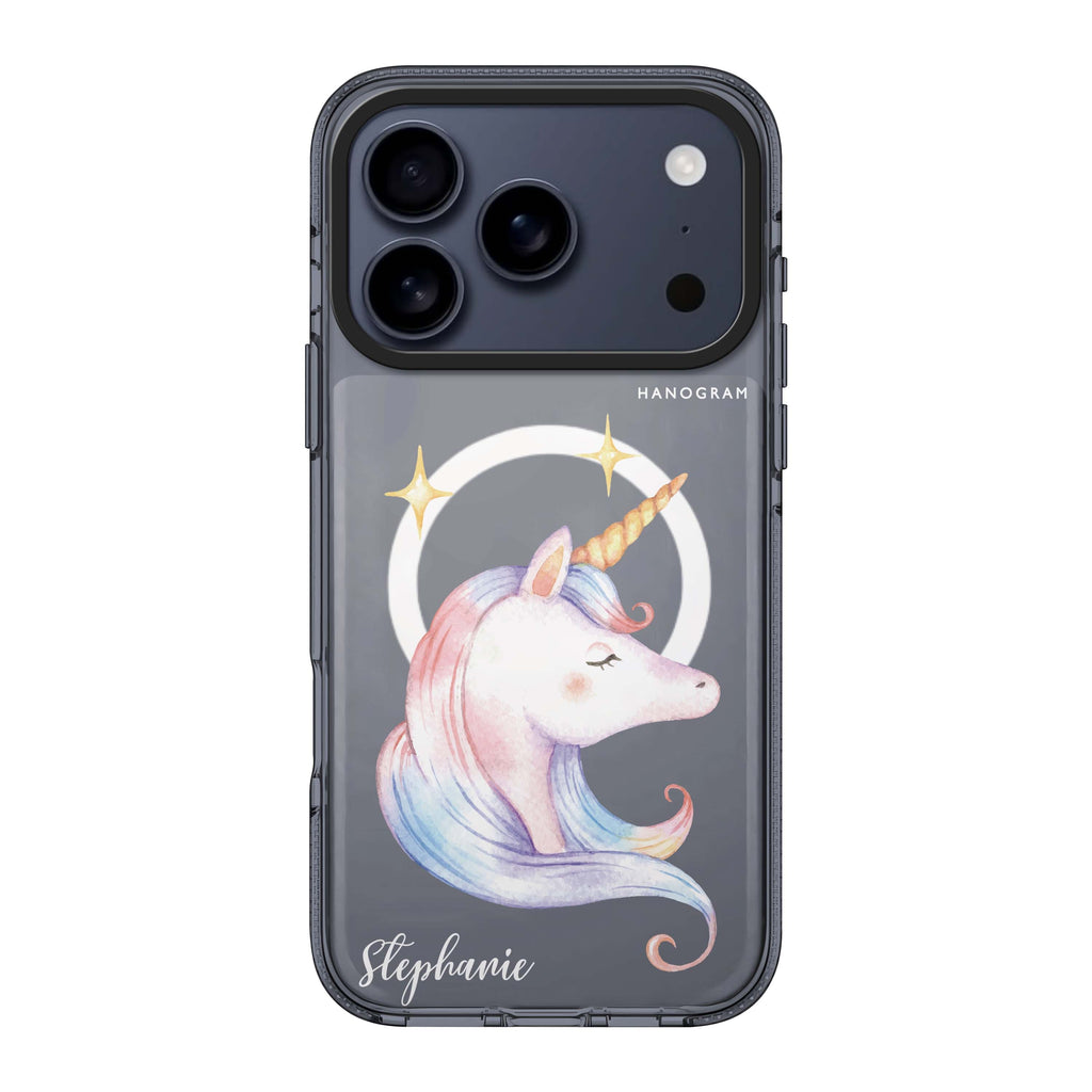 Wonderful Unicorn personalized name unicorn animal iPhone 17 Pro Max ultra clear case