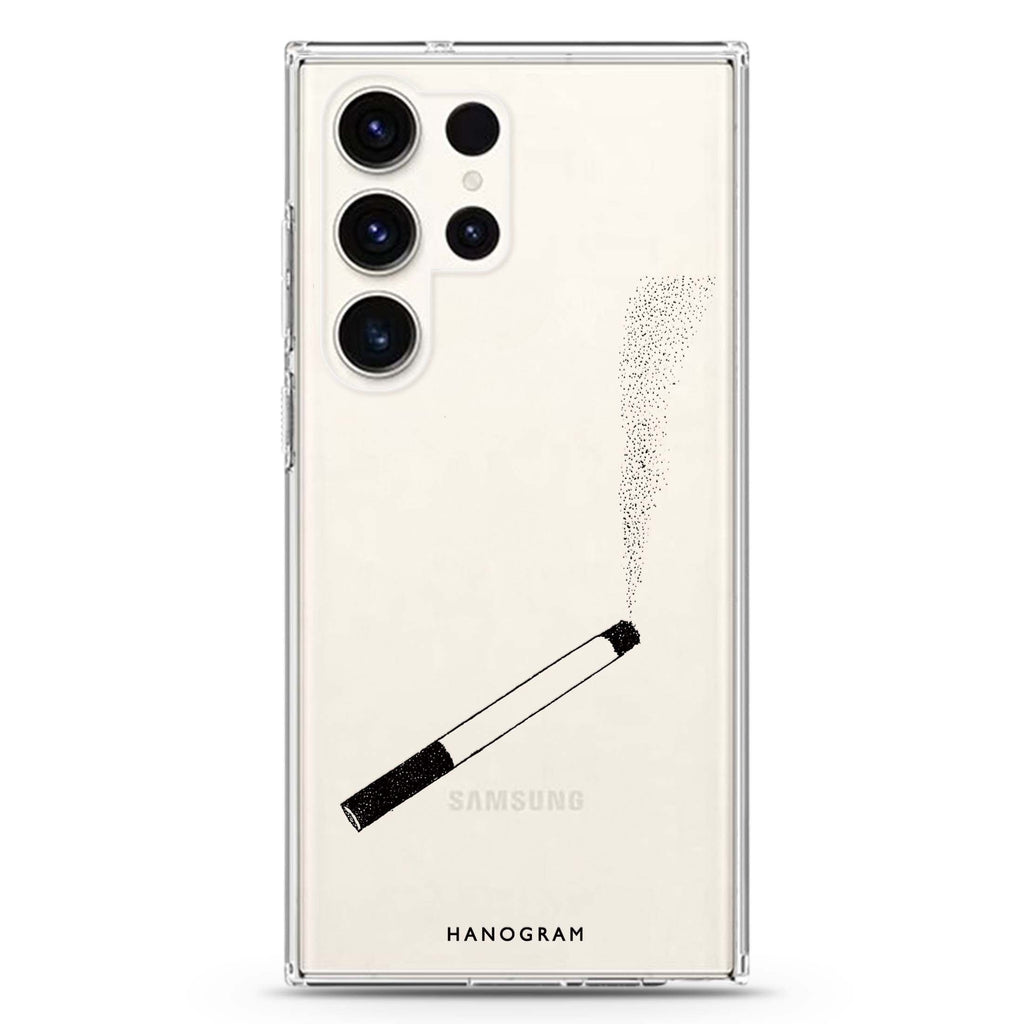 The Last Wisp Samsung Galaxy Ultra Clear Case — front view