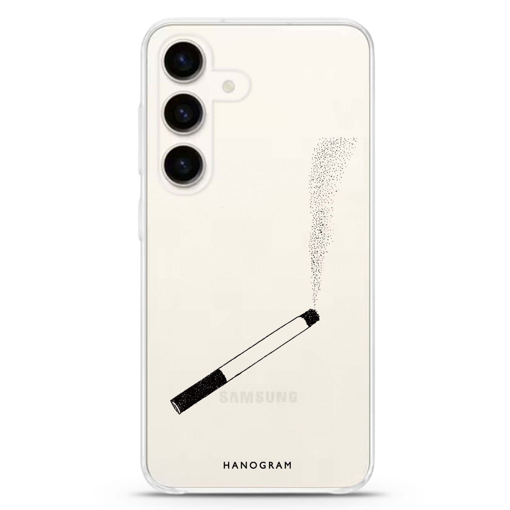 The Last Wisp Samsung Galaxy Ultra Clear Case — front view
