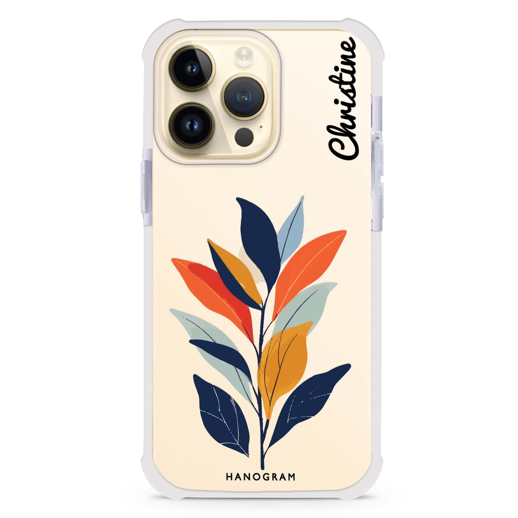 Flora Flat iPhone 14 Pro Ultra Shockproof Case