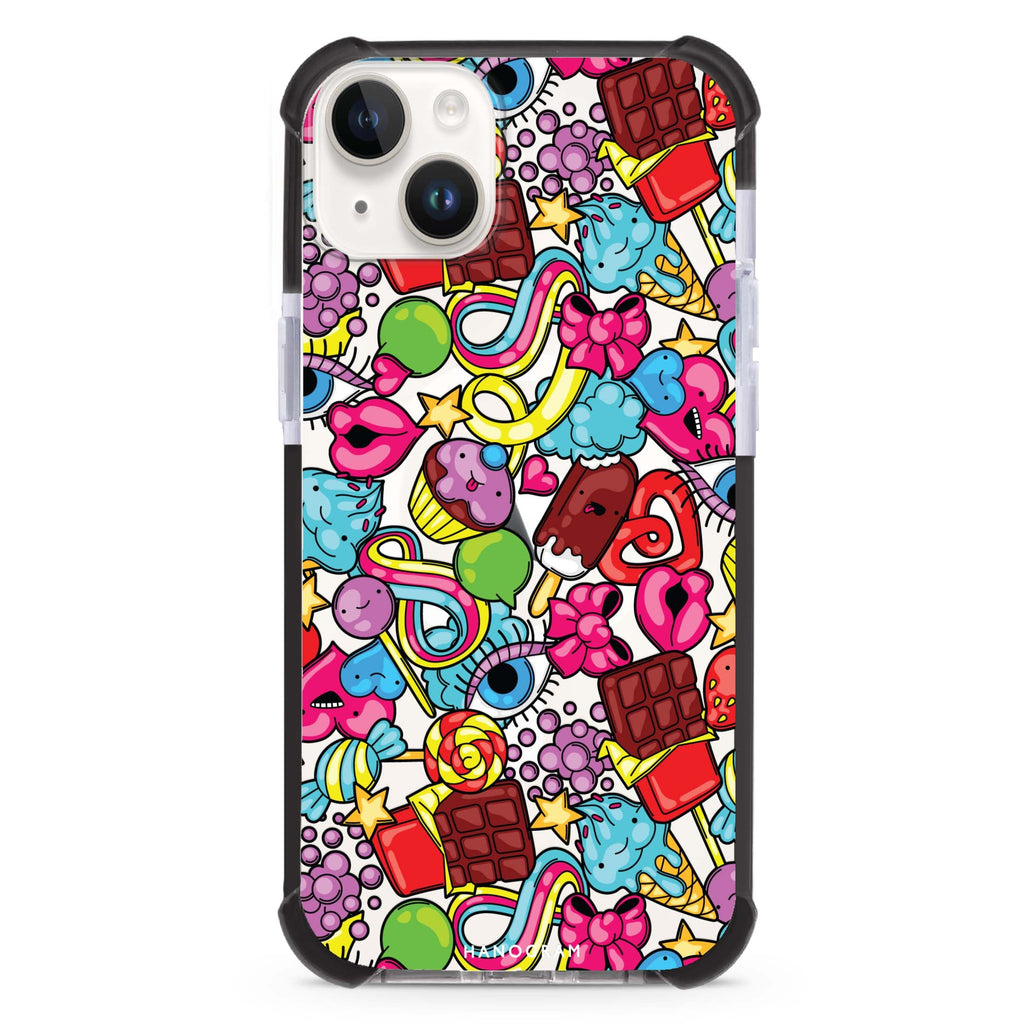 Doodle Delights iPhone 15 Plus MagSafe Compatible Ultra Shockproof Case