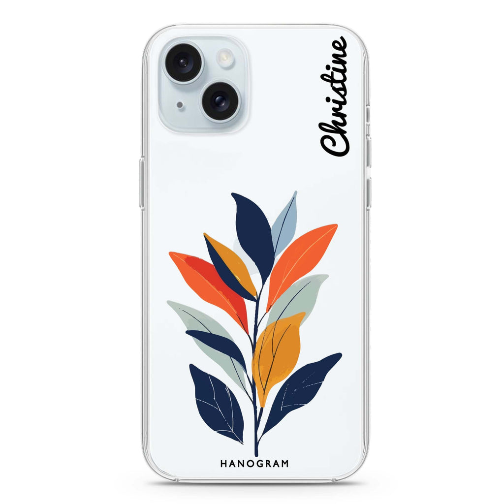 Flora Flat iPhone Ultra Clear Case