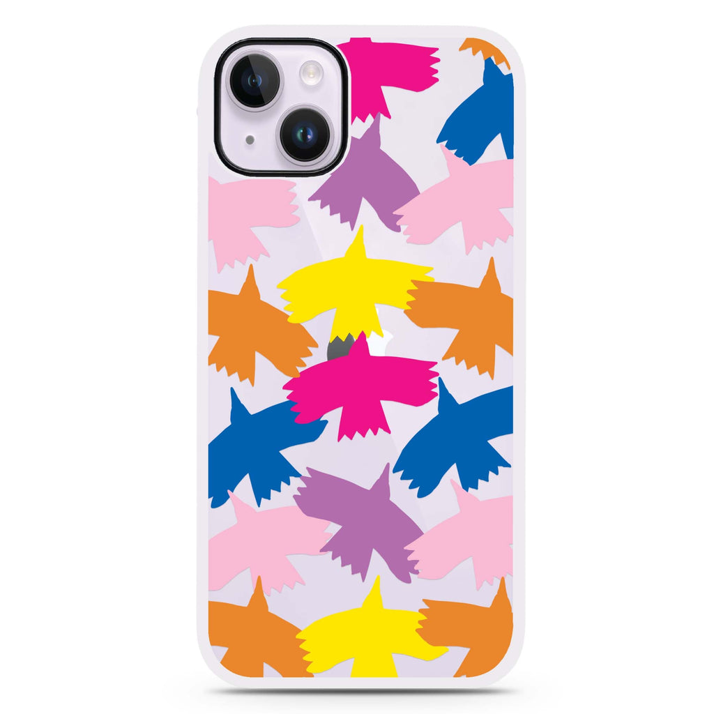 Colourful Birds iPhone 15 Impact Guard Bumper Case