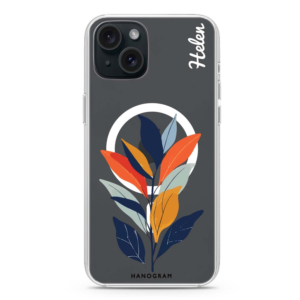Flora Flat iPhone 15 Plus MagSafe Compatible Ultra Clear Case