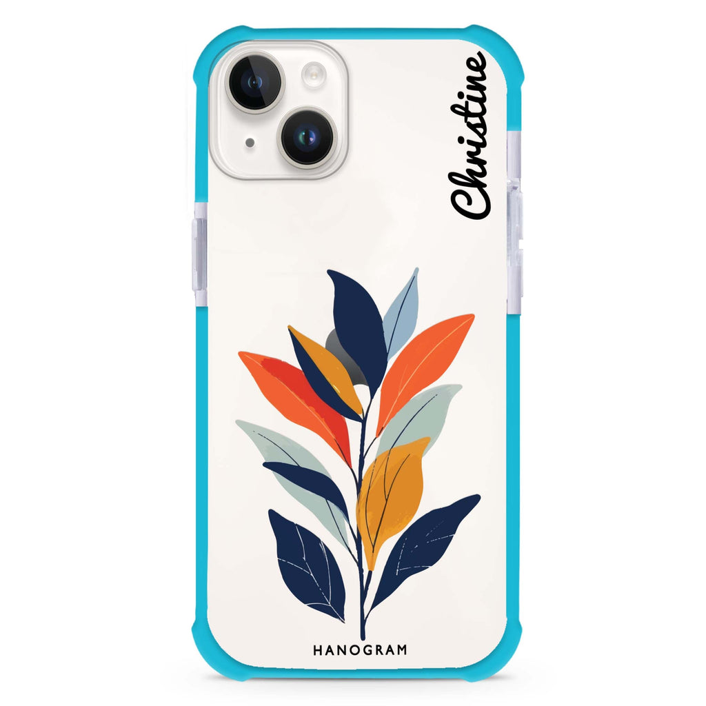 Flora Flat iPhone 15 Plus Ultra Shockproof Case