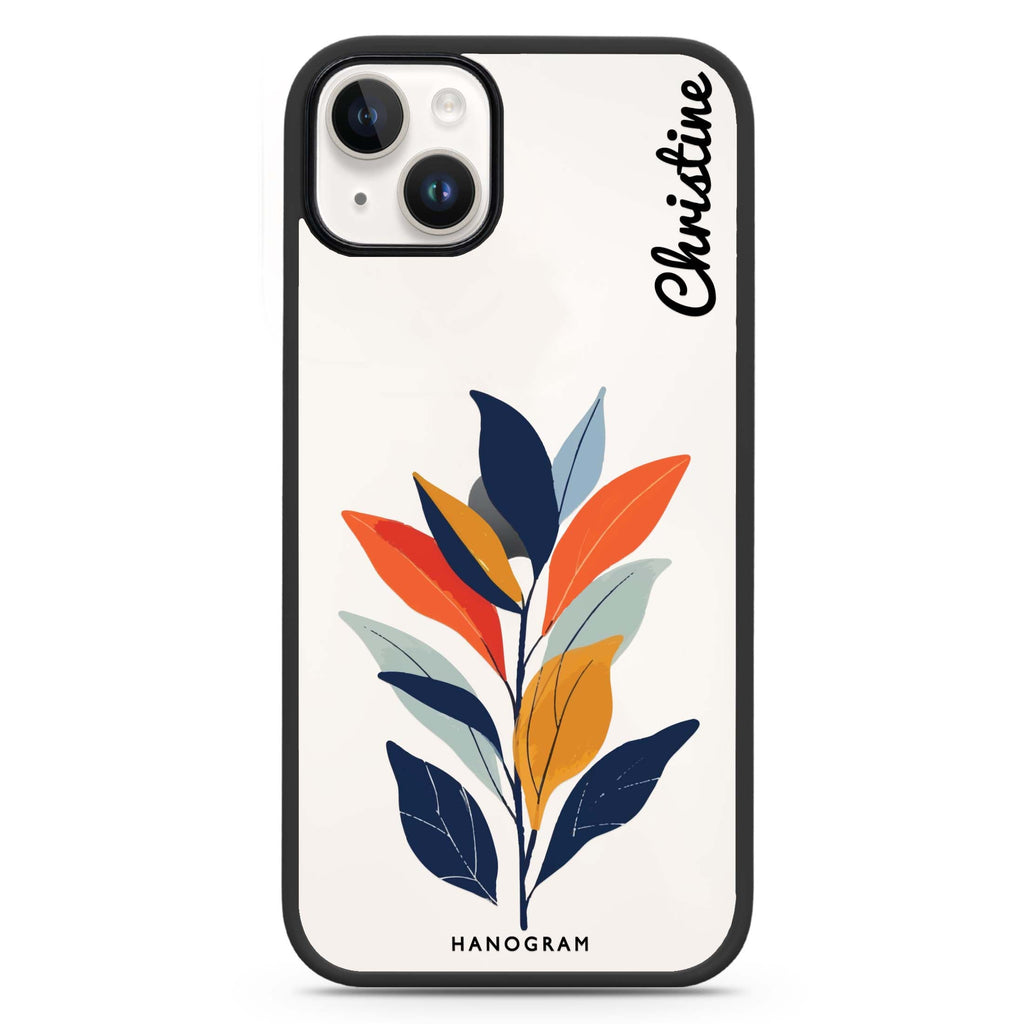 Flora Flat iPhone 15 Plus Impact Guard Bumper Case