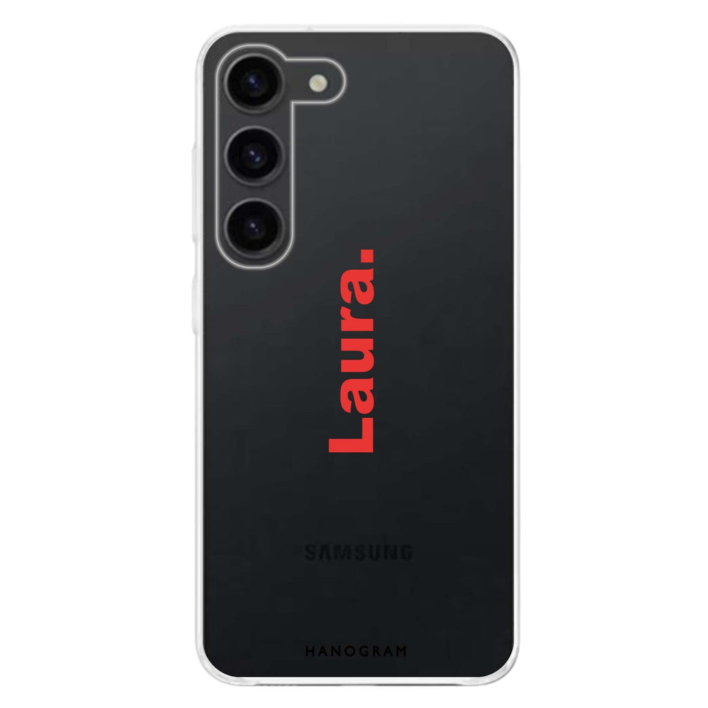 Minimal Charm Samsung Galaxy Ultra Clear Case