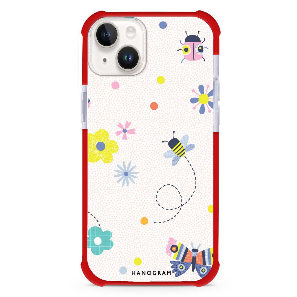 Cute Floral iPhone 15 Plus Ultra Shockproof Case